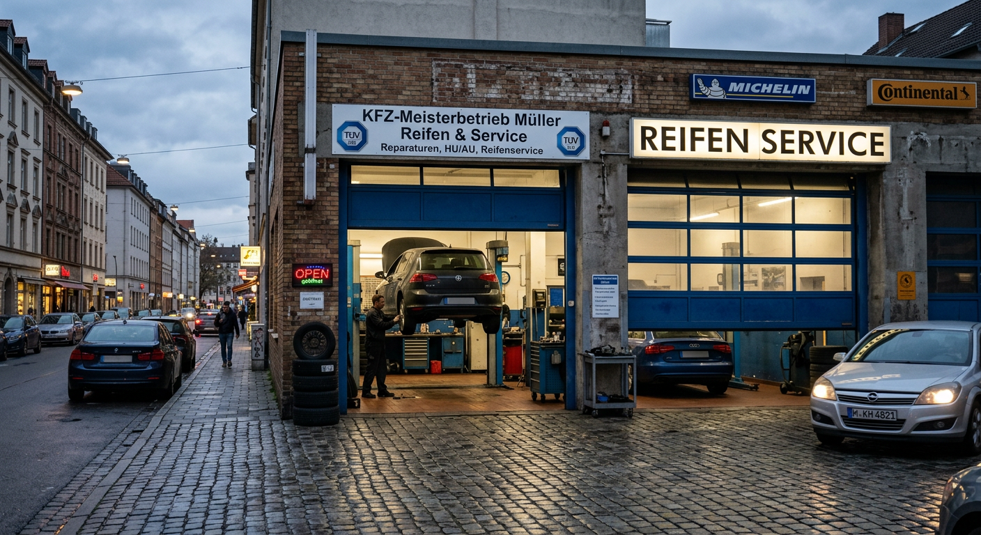 Werkstatt am Standort Schiffenberger Weg